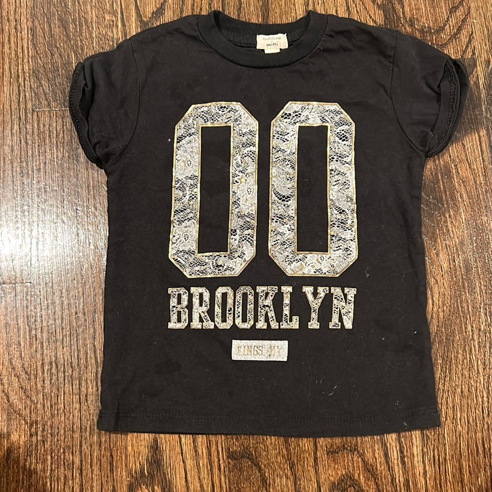 River Island mini girls Brooklyn shirt 18-24M